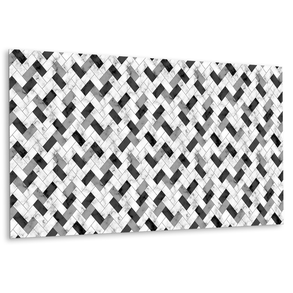 Dekorpanel falra Szürke árnyalatú mozaikminta