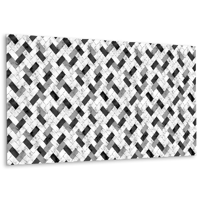 Dekorpanel falra Szürke árnyalatú mozaikminta