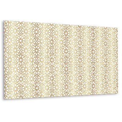 Öntapadó falburkolat Arany geometrikus minták világos háttéren