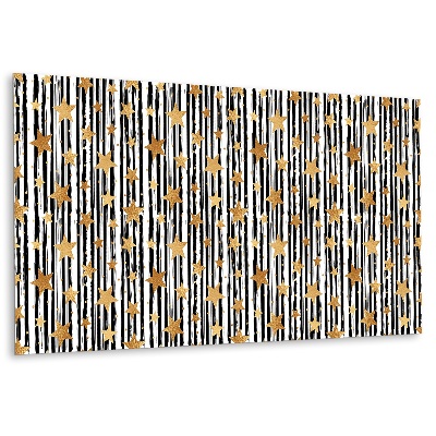 Dekorpanel falra Arany csillagok a pántokon