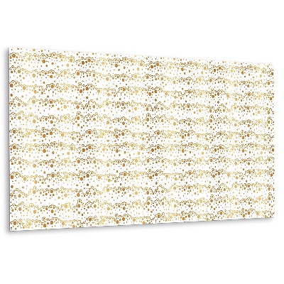 Falvédő falburkoló panel Arany hullámok pöttyökkel